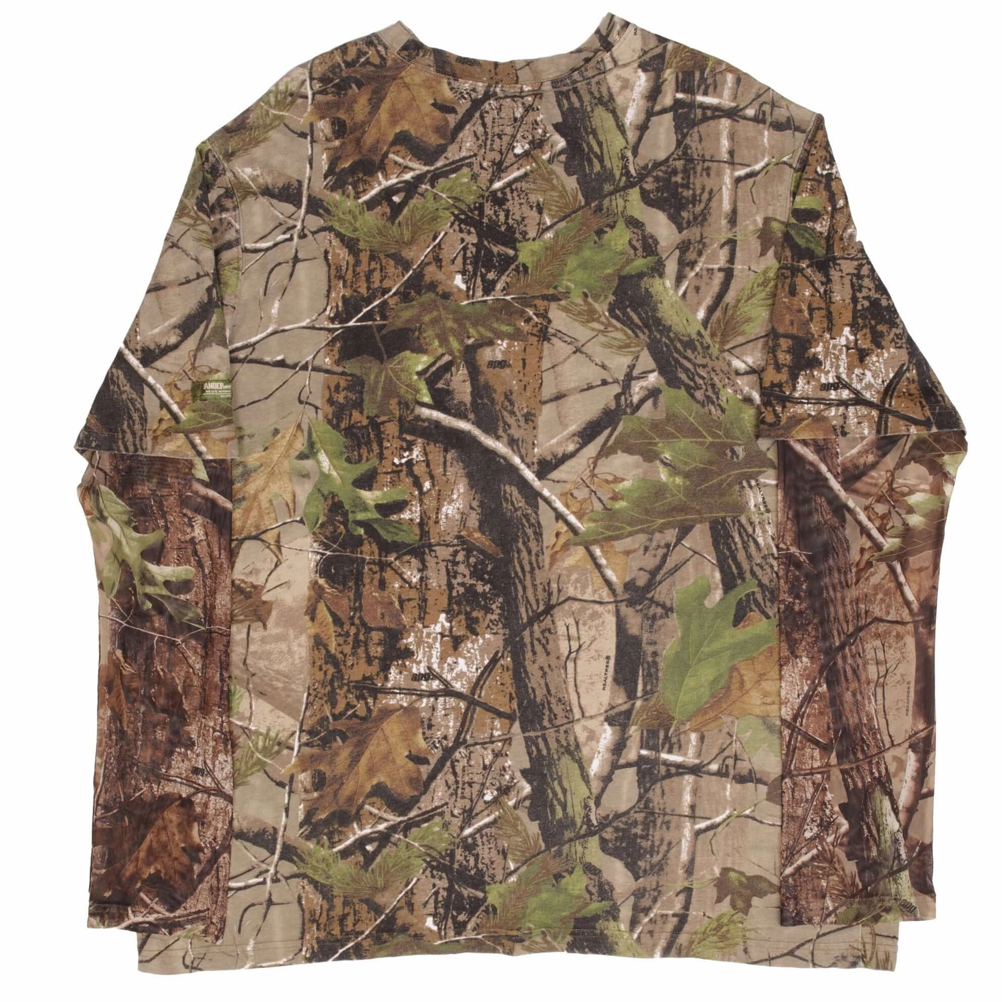 VINTAGE HUNTING REALTREE APHD CAMO LONG MESH  SLEEVE TEE SHIRT SIZE 2XL