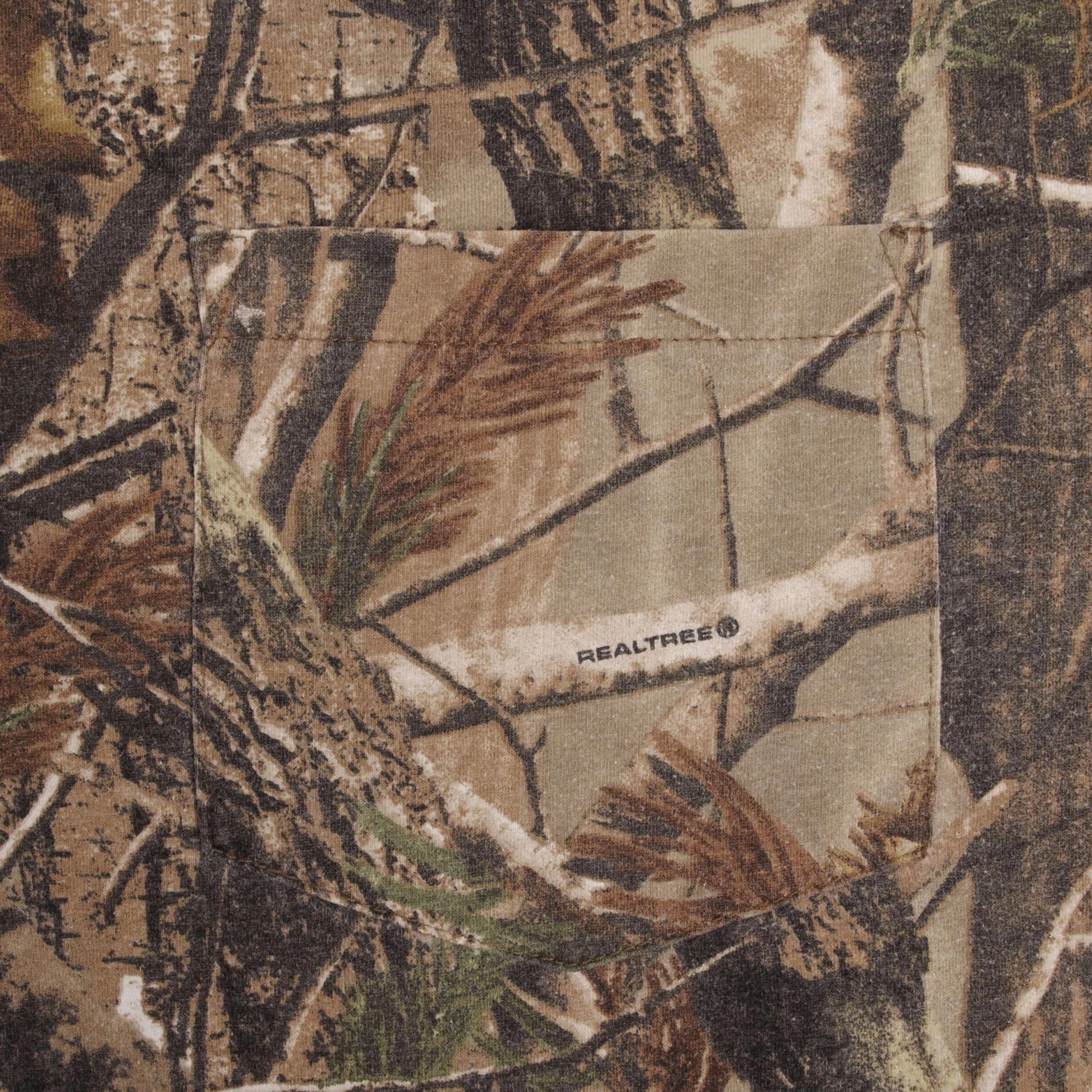 VINTAGE HUNTING REALTREE APHD CAMO LONG SLEEVE POCKET TEE SHIRT SIZE 2XL
