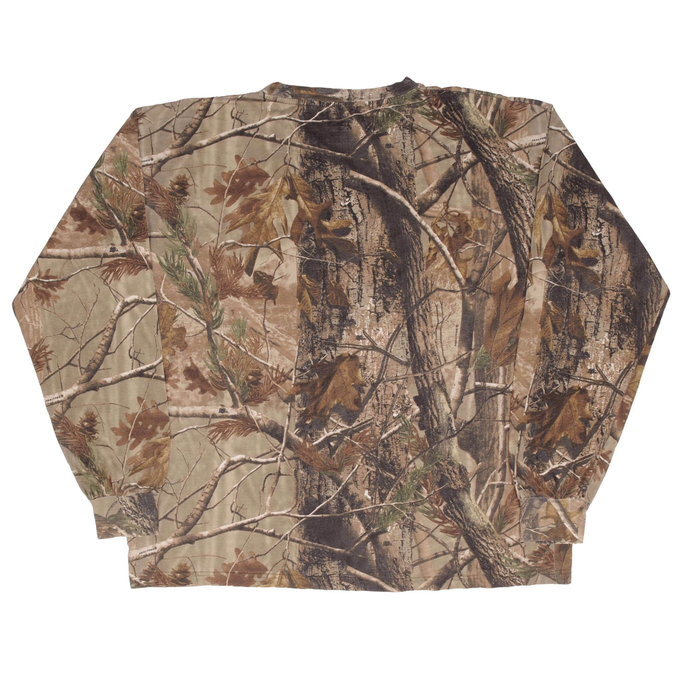 VINTAGE HUNTING REALTREE APHD CAMO LONG SLEEVE POCKET TEE SHIRT SIZE 2XL