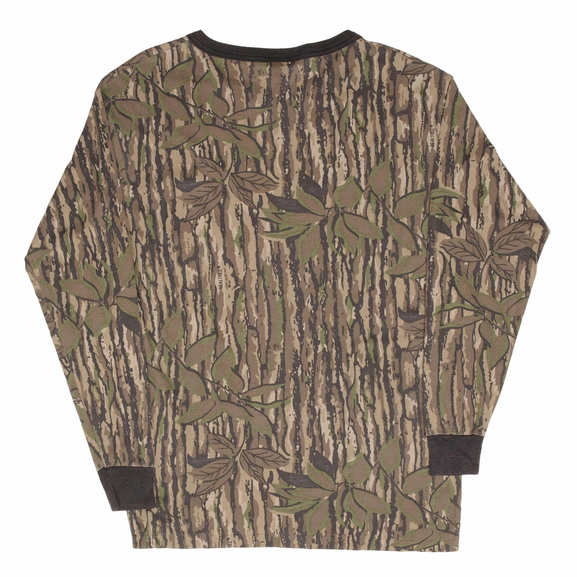 VINTAGE HUNTING REALTREE CAMO LONG SLEEVE TEE SHIRT 1990S LARGE MADE IN USA