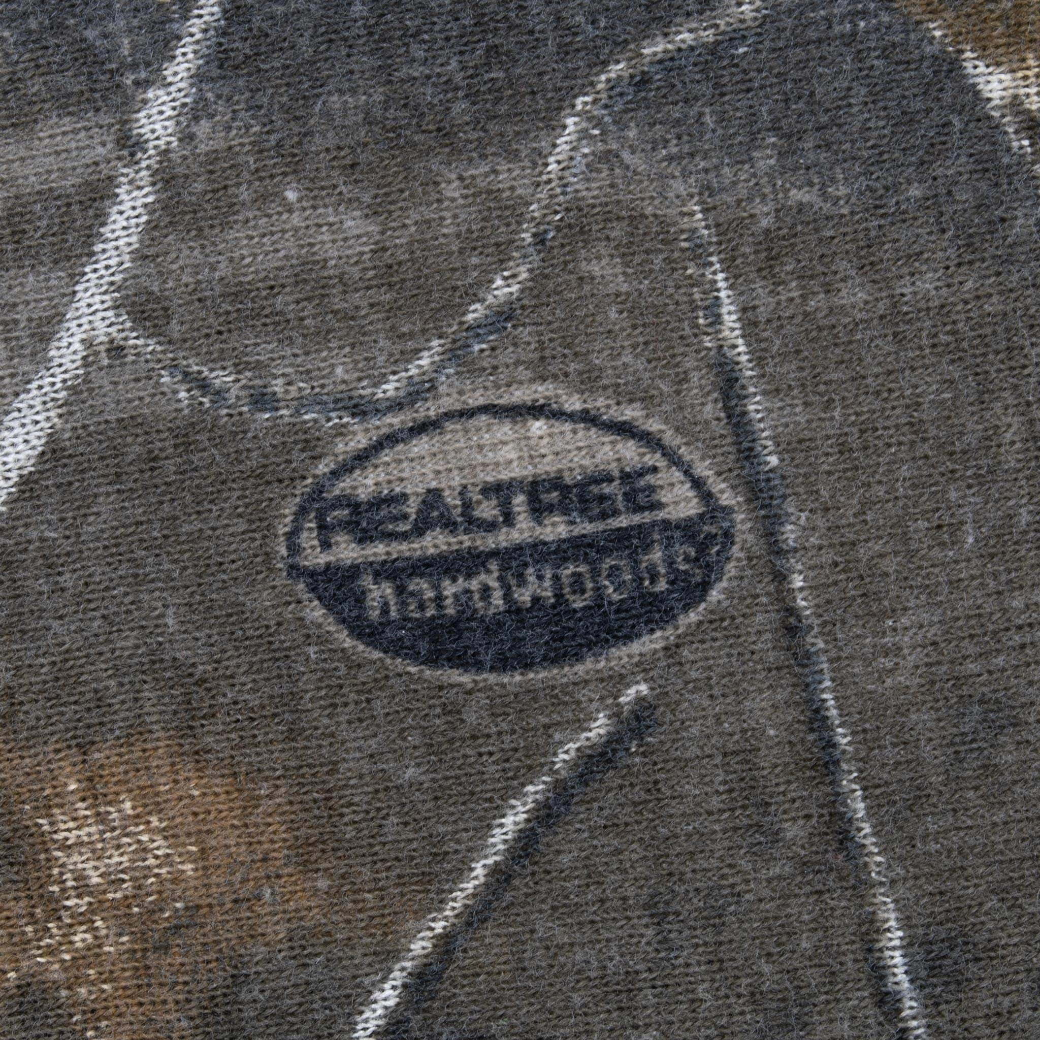 VINTAGE HUNTING REALTREE HARDWOODS CAMO LONG SLEEVE POCKET TEE SHIRT XL