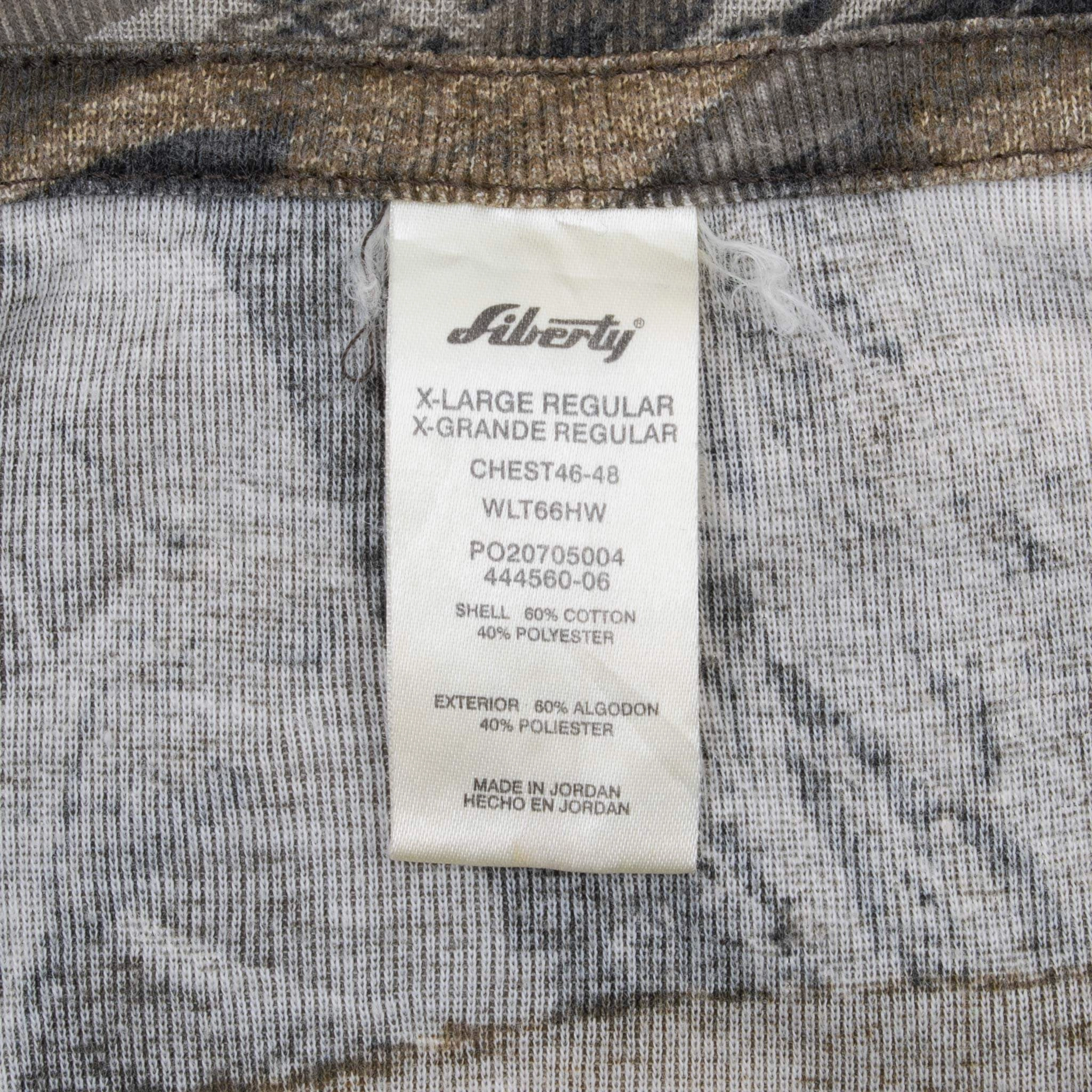 VINTAGE HUNTING REALTREE HARDWOODS CAMO LONG SLEEVE POCKET TEE SHIRT XL