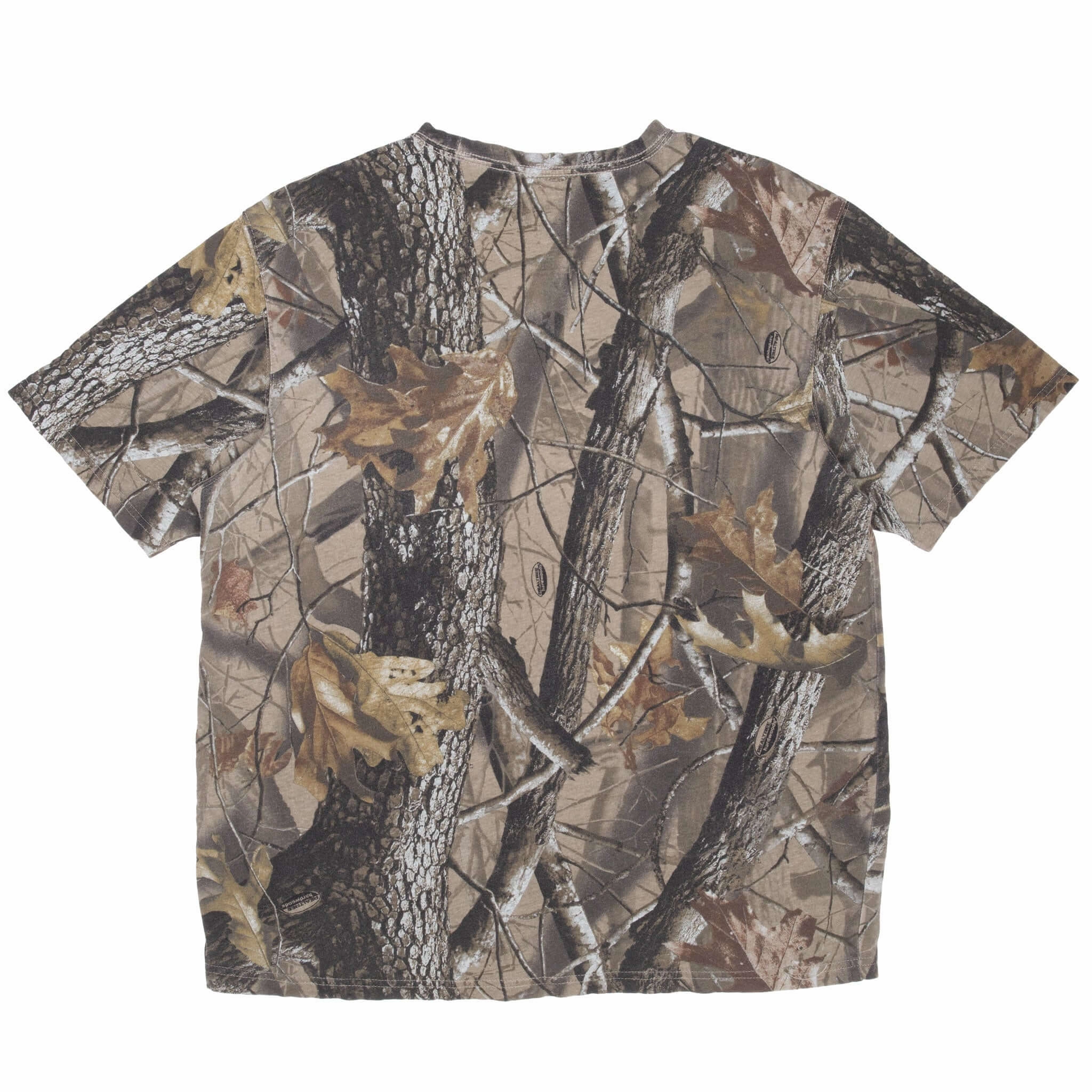 VINTAGE HUNTING REALTREE HARDWOODS CAMO TEE SHIRT LARGE