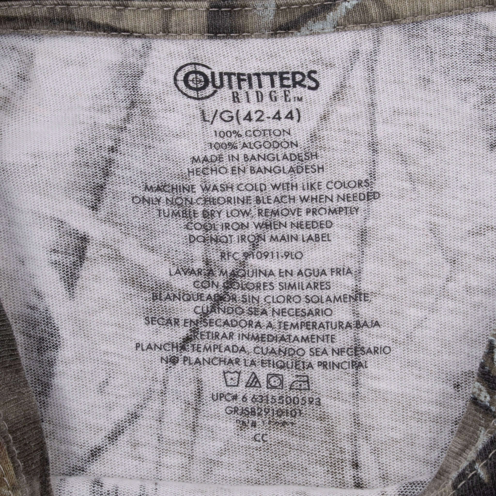 VINTAGE HUNTING REALTREE HARDWOODS CAMO TEE SHIRT LARGE