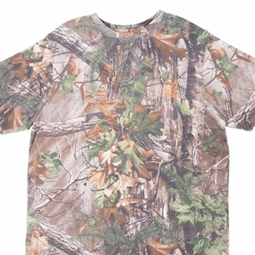 VINTAGE HUNTING REALTREE XTRA GREEN CAMO TEE SHIRT XL
