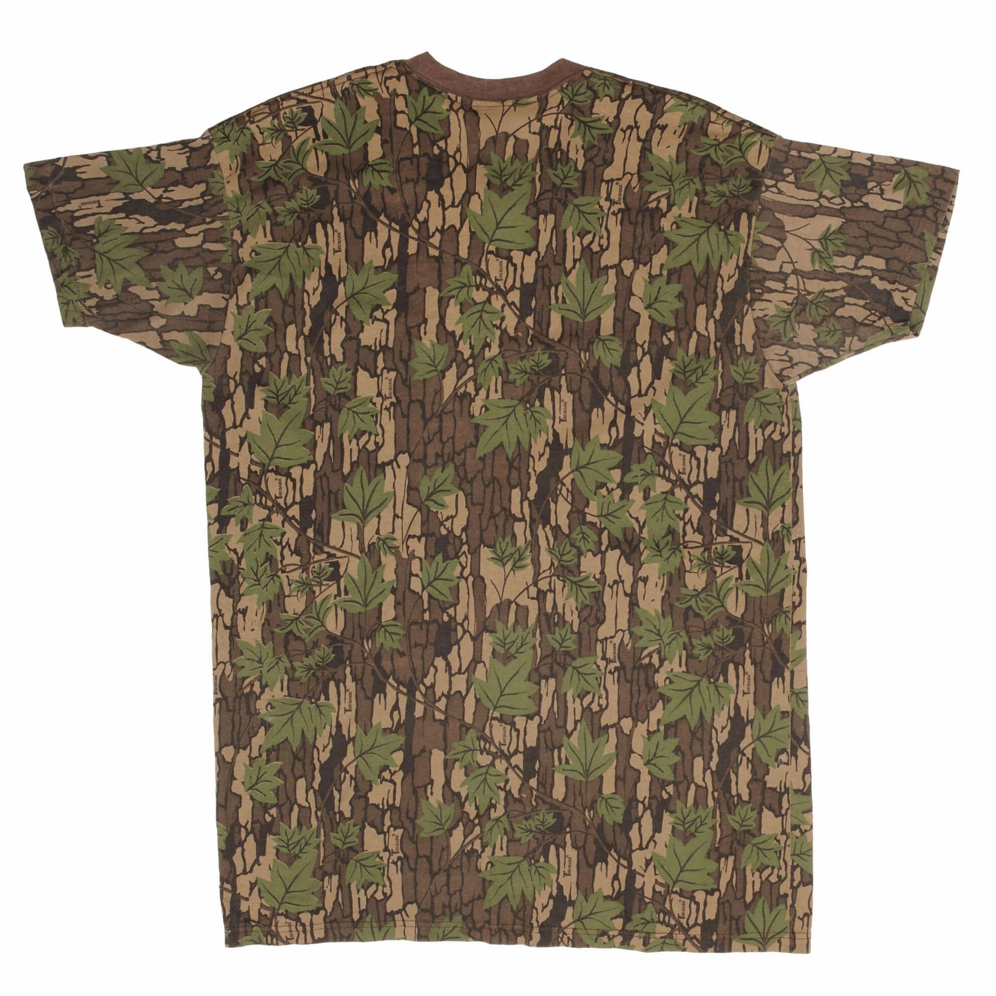 VINTAGE HUNTING TREBARK CAMO POCKET TEE SHIRT 1990S SIZE MEDIUM MADE IN USA
