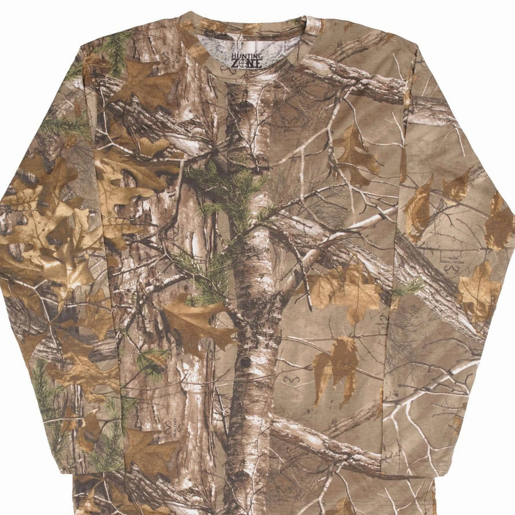 VINTAGE HUNTING XTRA REALTREE CAMO LONG SLEEVE TEE SHIRT SIZE XL