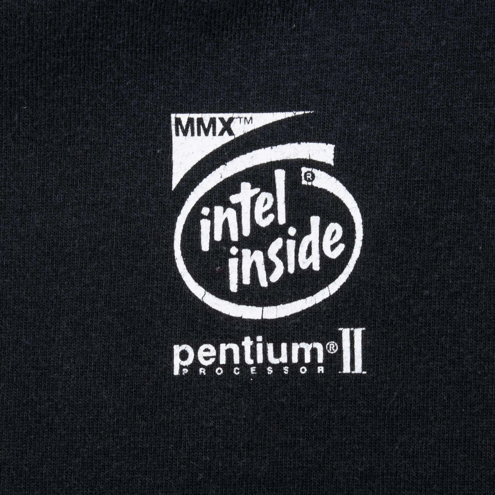 VINTAGE INTEL PENTIUM II PROCESSOR DEALER TEE SHIRT 1990S XL