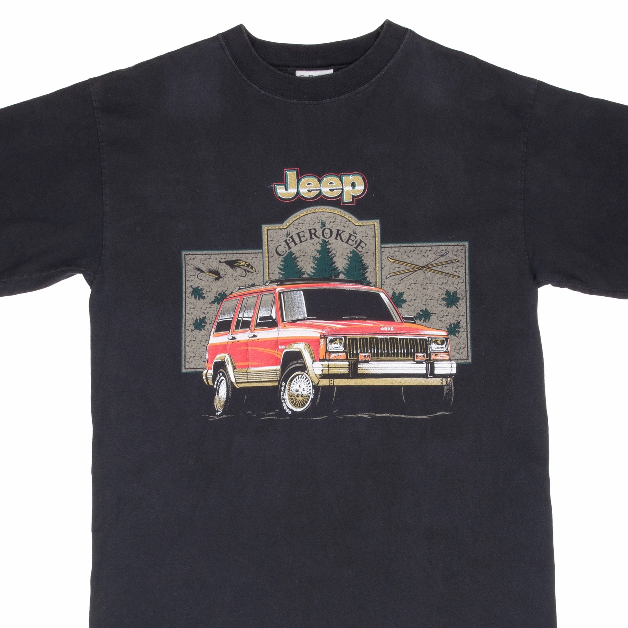 VINTAGE JEEP CHEROKEE 1990S TEE SHIRT MEDIUM MADE IN USA