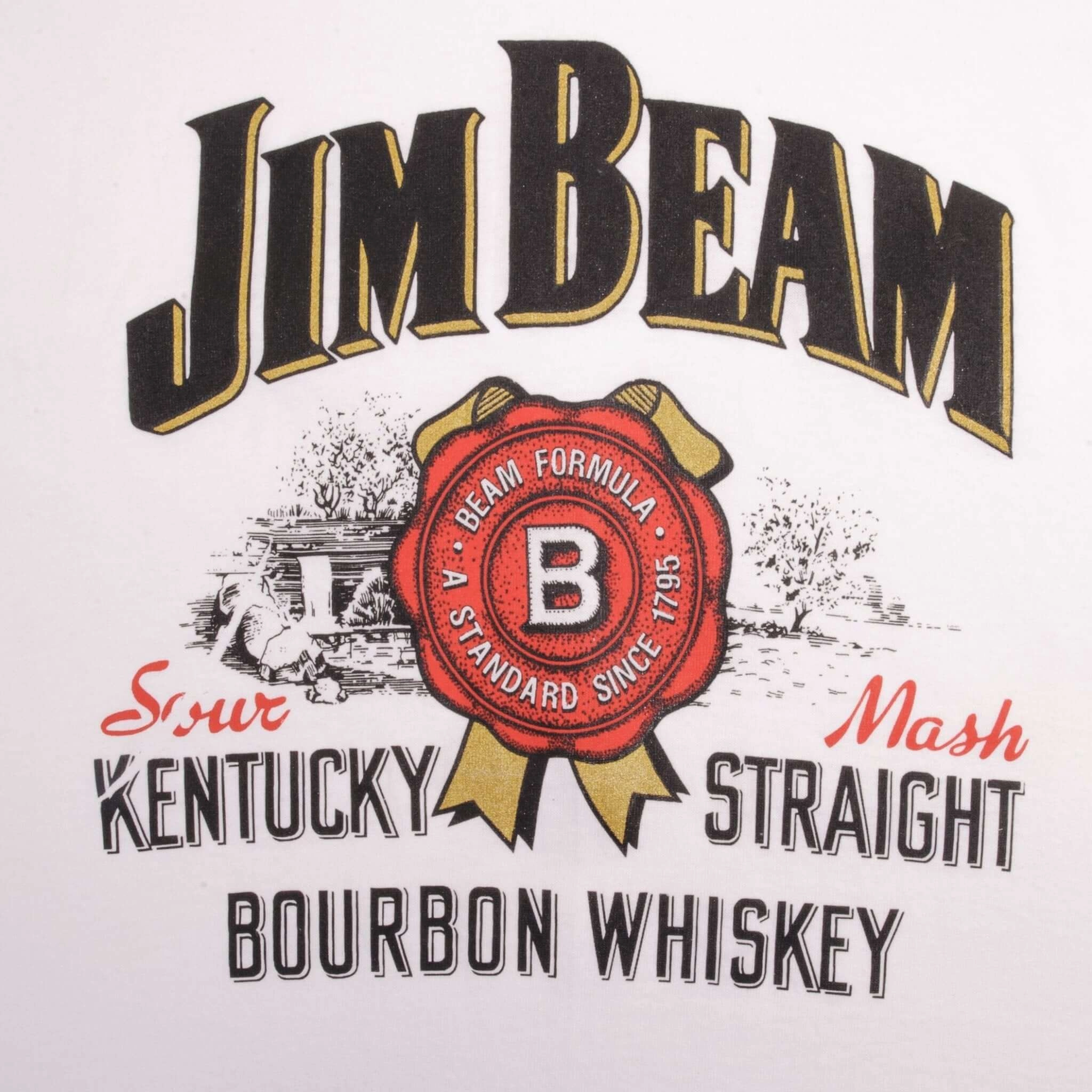 VINTAGE JIM BEAM BOURBON 1990S TEE SHIRT SIZE LARGE MADE IN USA