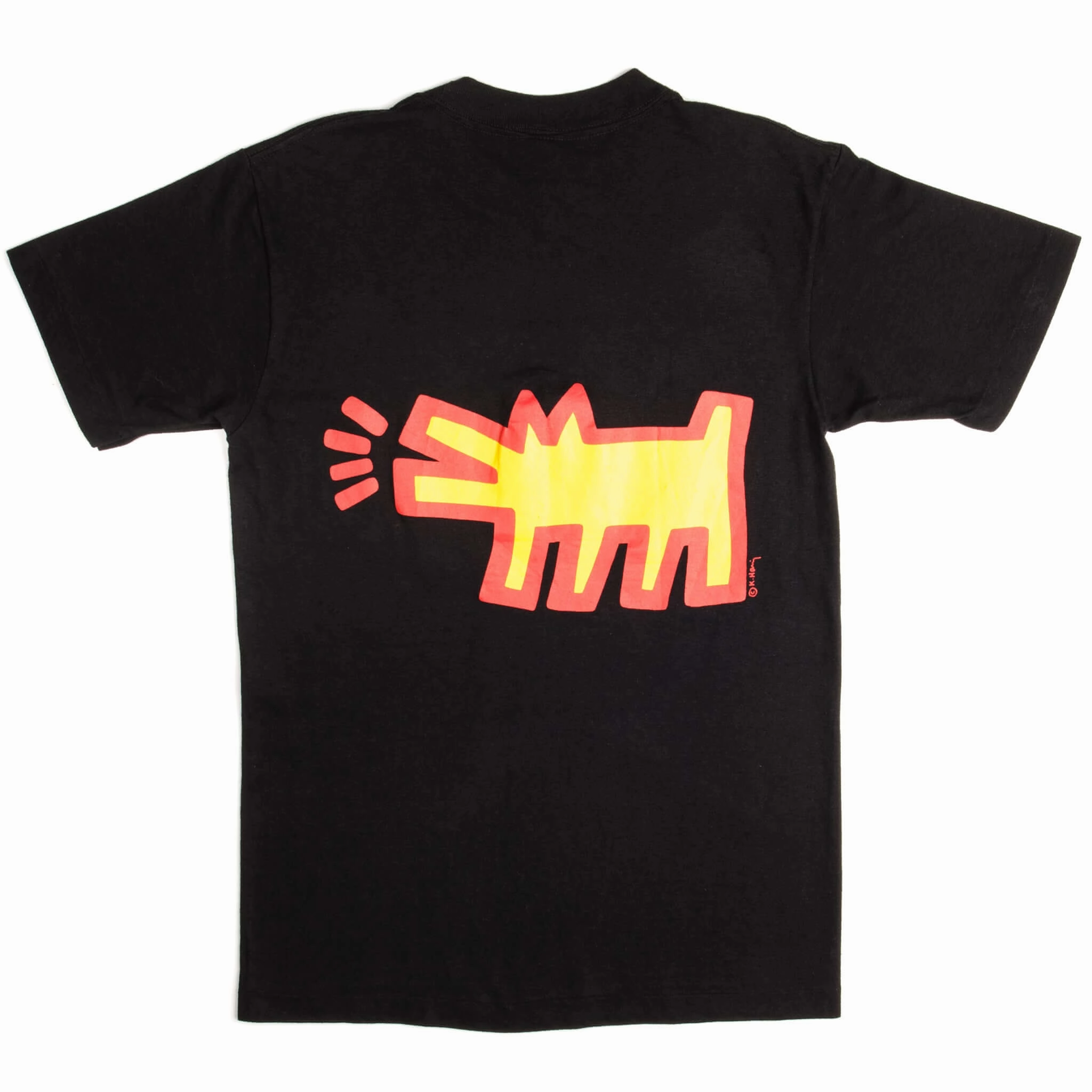 VINTAGE KEITH HARING TEE SHIRT 1990s SIZE SMALL MADE IN USA