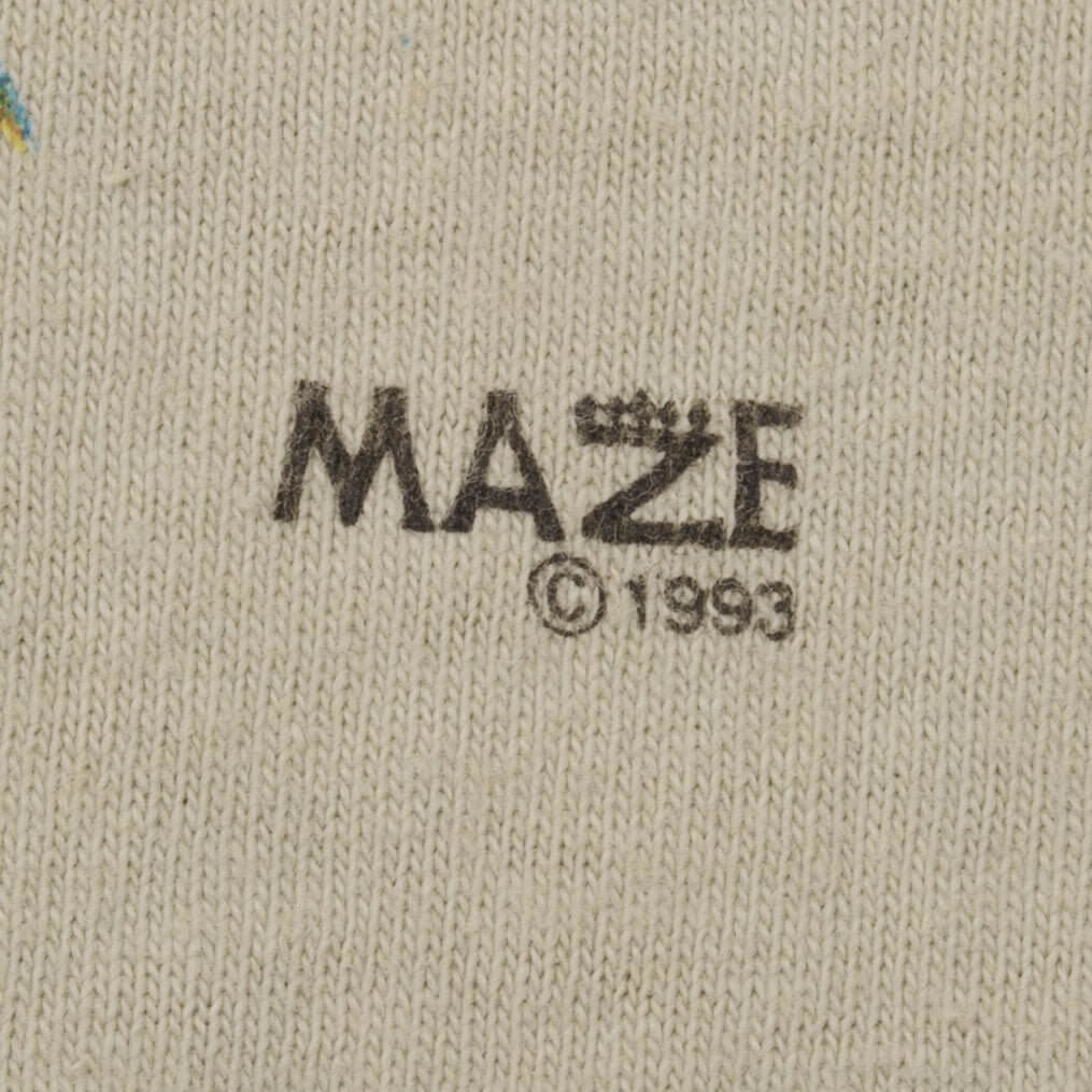 VINTAGE MAZE GOLF TEE SHIRT 1993 SIZE LARGE MADE IN USA DEADSTOCK