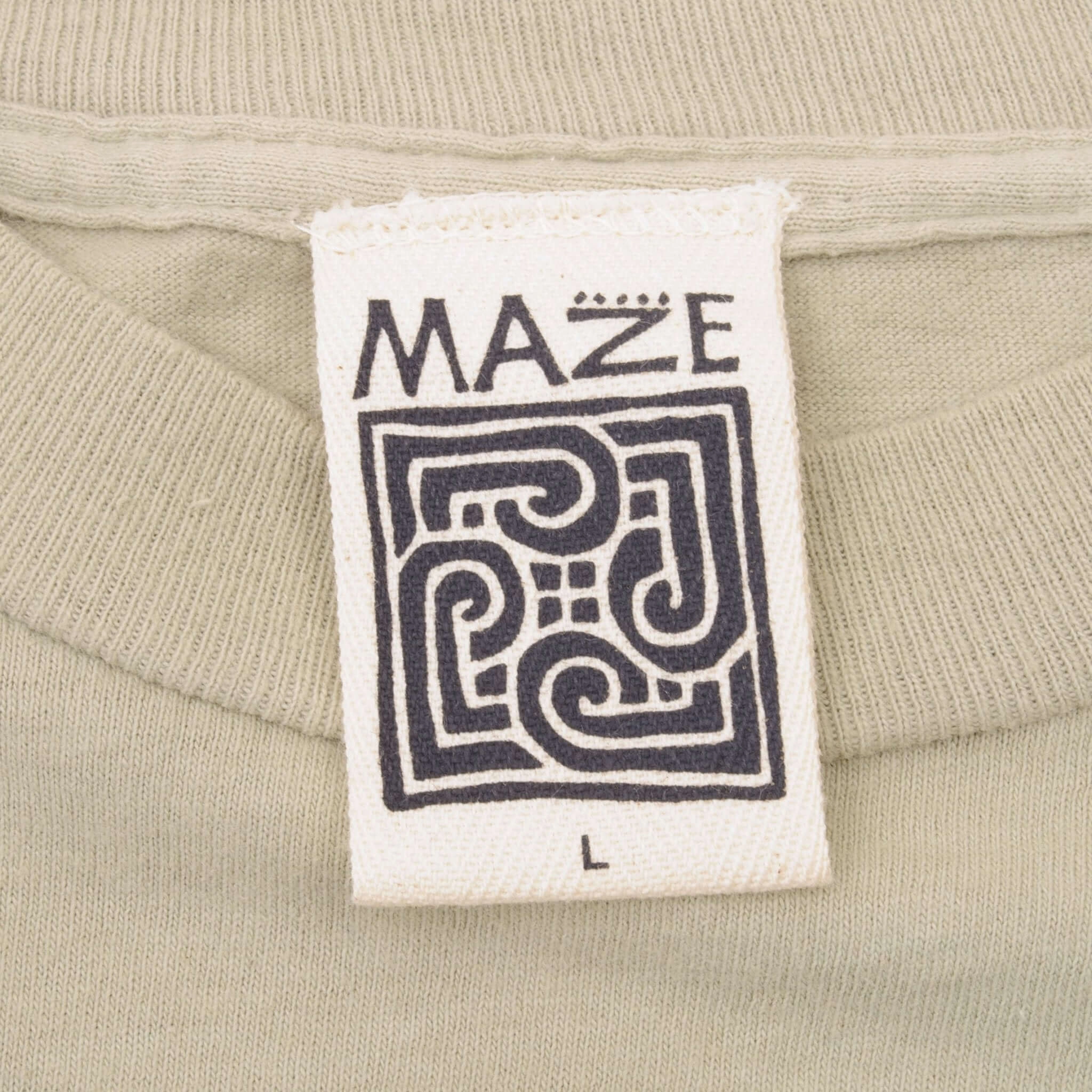 VINTAGE MAZE GOLF TEE SHIRT 1993 SIZE LARGE MADE IN USA DEADSTOCK