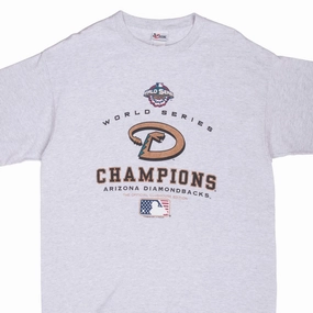 VINTAGE MLB ARIZONA DIAMONDBACKS CHAMPIONS 2001 TEE SHIRT XL