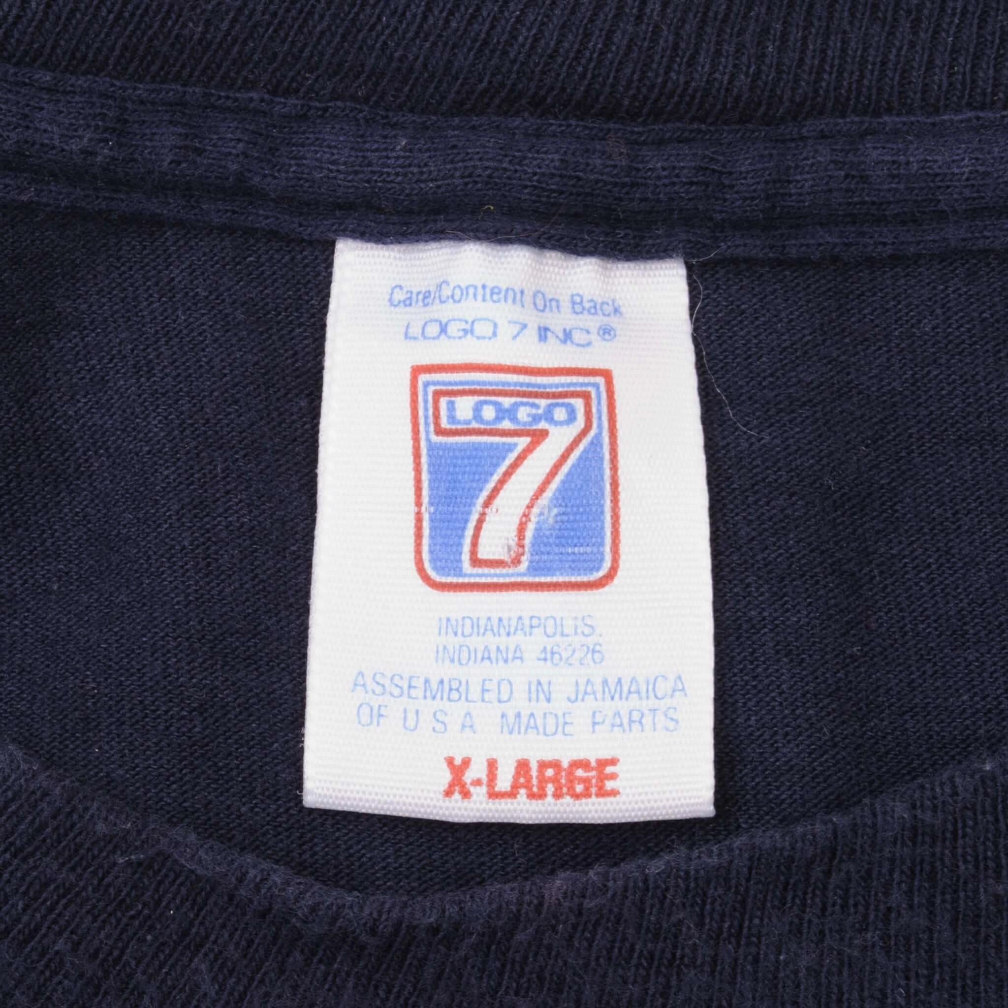 VINTAGE MLB ATLANTA BRAVES 1992 LOGO 7 TEE SHIRT XL MADE IN USA