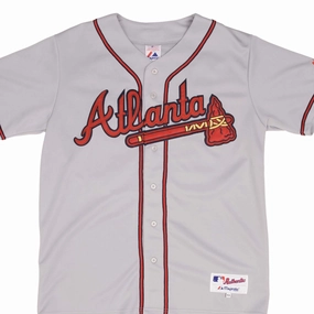 VINTAGE MLB ATLANTA BRAVES ANDRUW JONES #25 MAJESTIC 2000S JERSEY SIZE 44