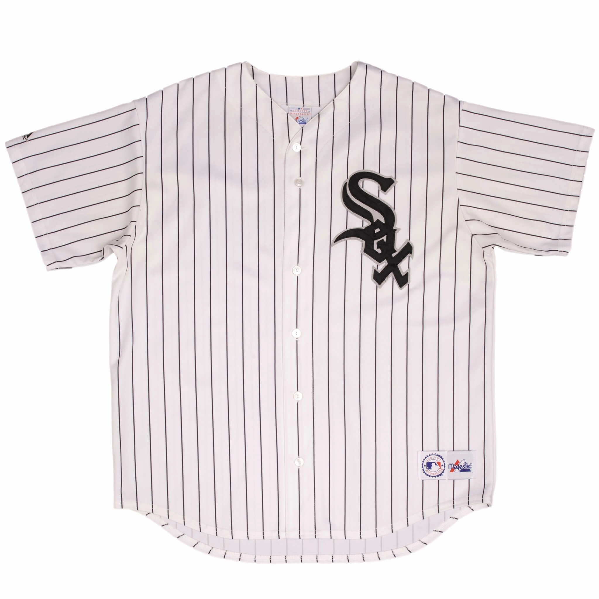 VINTAGE MLB CHICAGO WHITE SOX MAJESTIC JERSEY 1990S SIZE XL MADE IN USA