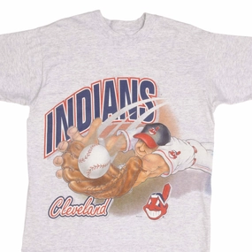 VINTAGE MLB CLEVELAND INDIANS 1994 TEE SHIRT SIZE LARGE MADE IN USA