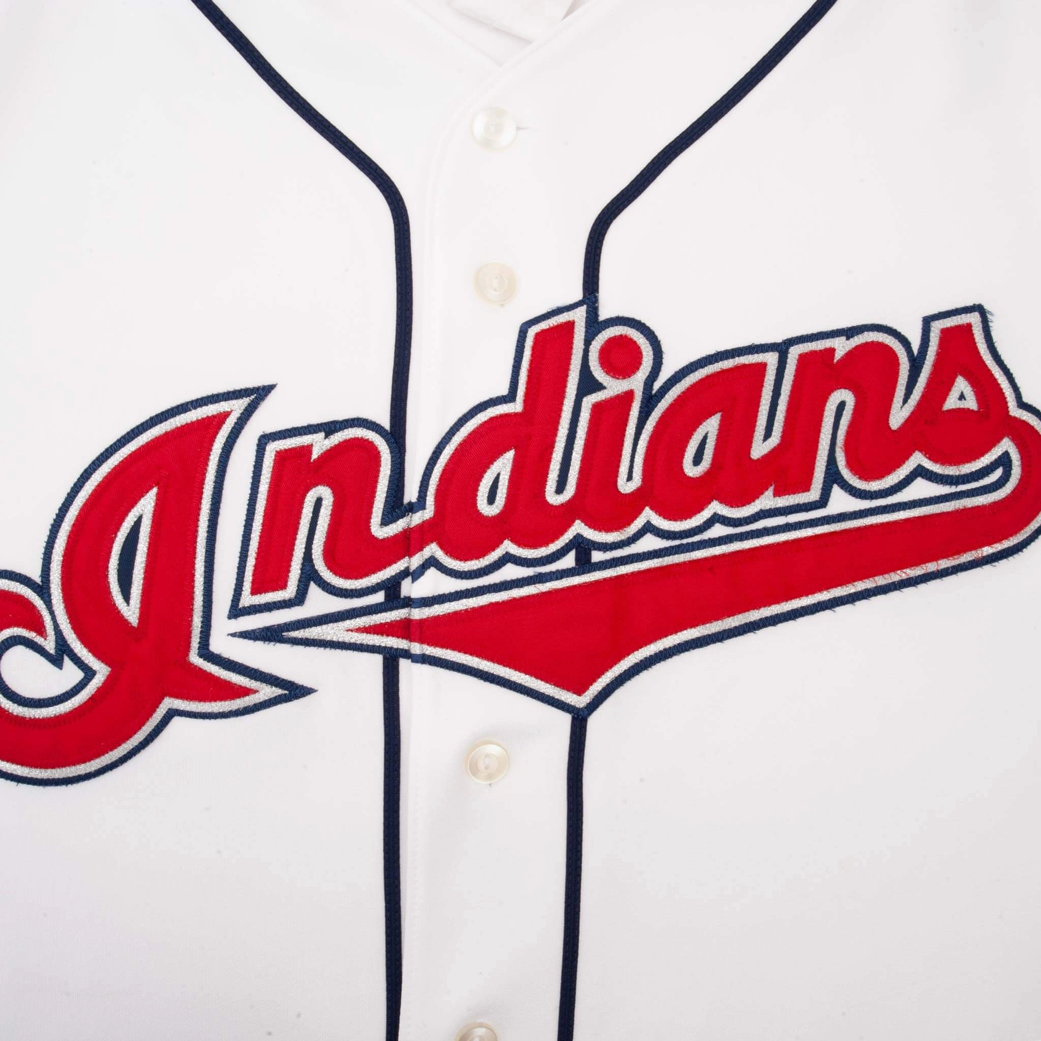 VINTAGE MLB CLEVELAND INDIANS MAJESTIC JERSEY 1990S SIZE XL