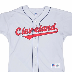 VINTAGE MLB CLEVELAND INDIANS MURPHY #13 RUSSELL JERSEY 2001 2XL MADE IN USA