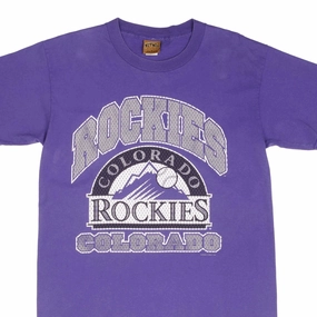 VINTAGE MLB COLORADO ROCKIES 1996 TEE SHIRT SIZE LARGE MADE IN USA