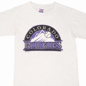 VINTAGE MLB COLORADO ROCKIES TEE SHIRT 1995 SIZE MEDIUM MADE IN USA