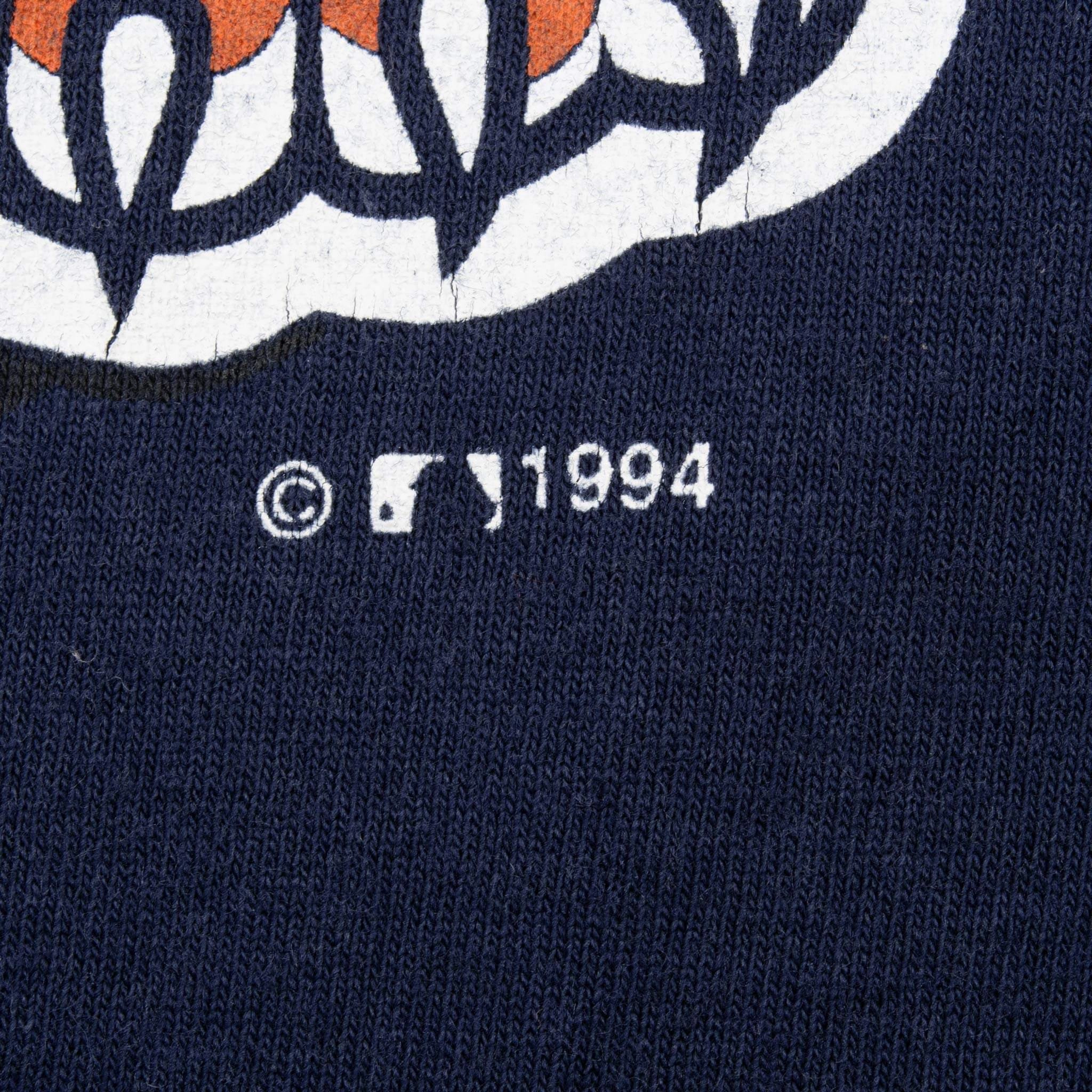 VINTAGE MLB DETROIT TIGERS 1994 TEE SHIRT LARGE MADE IN USA