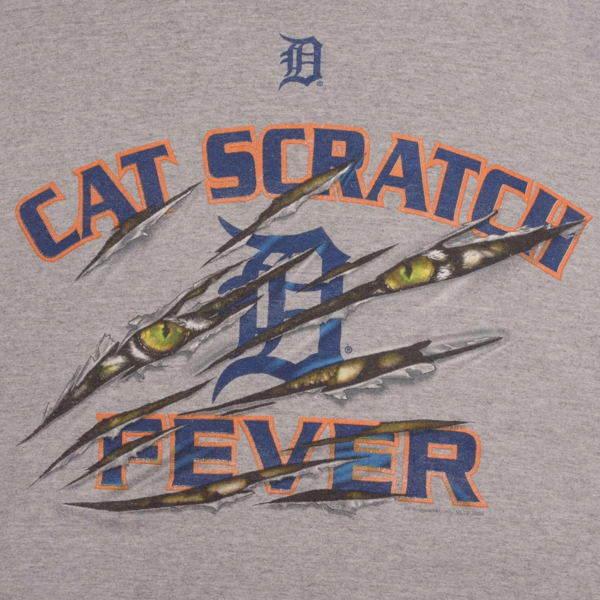 VINTAGE MLB DETROIT TIGERS CHAMPIONS 2006 TEE SHIRT SIZE XL