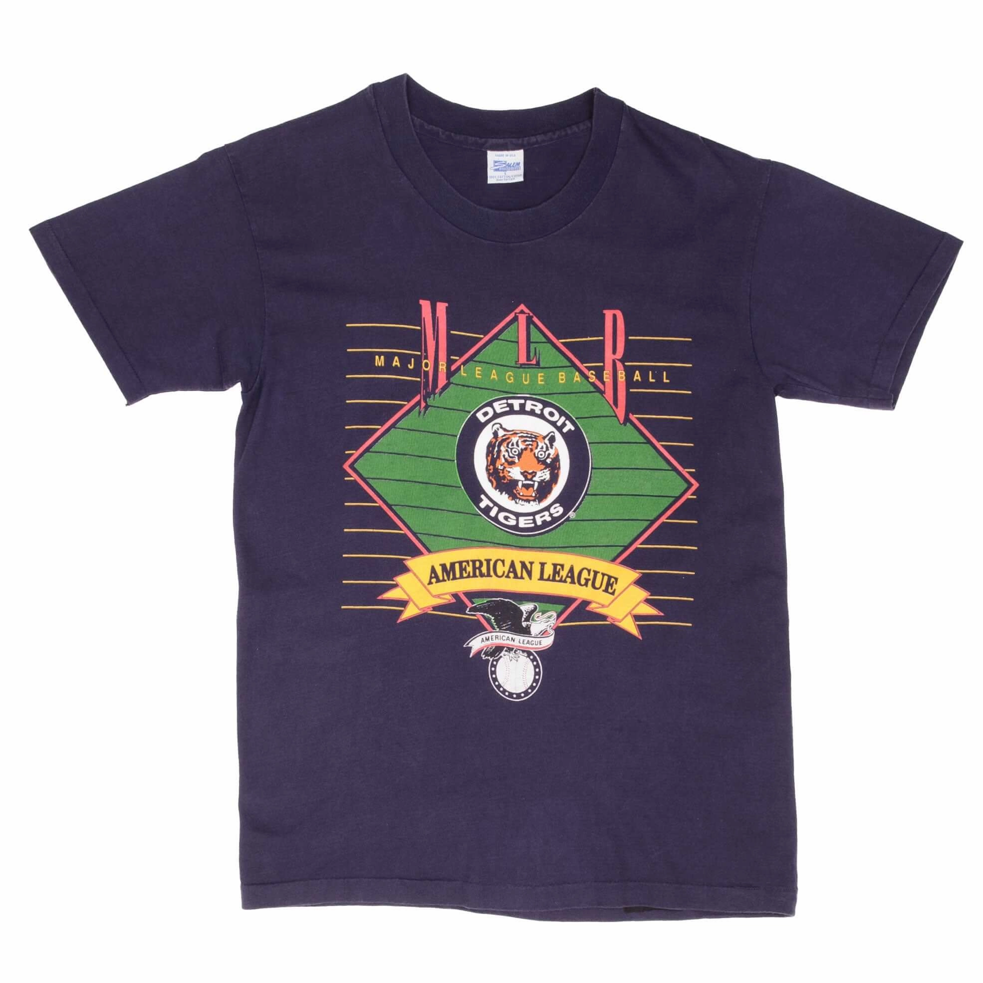 VINTAGE MLB DETROIT TIGERS TEE SHIRT 1990S SIZE MEDIUM MADE IN USA