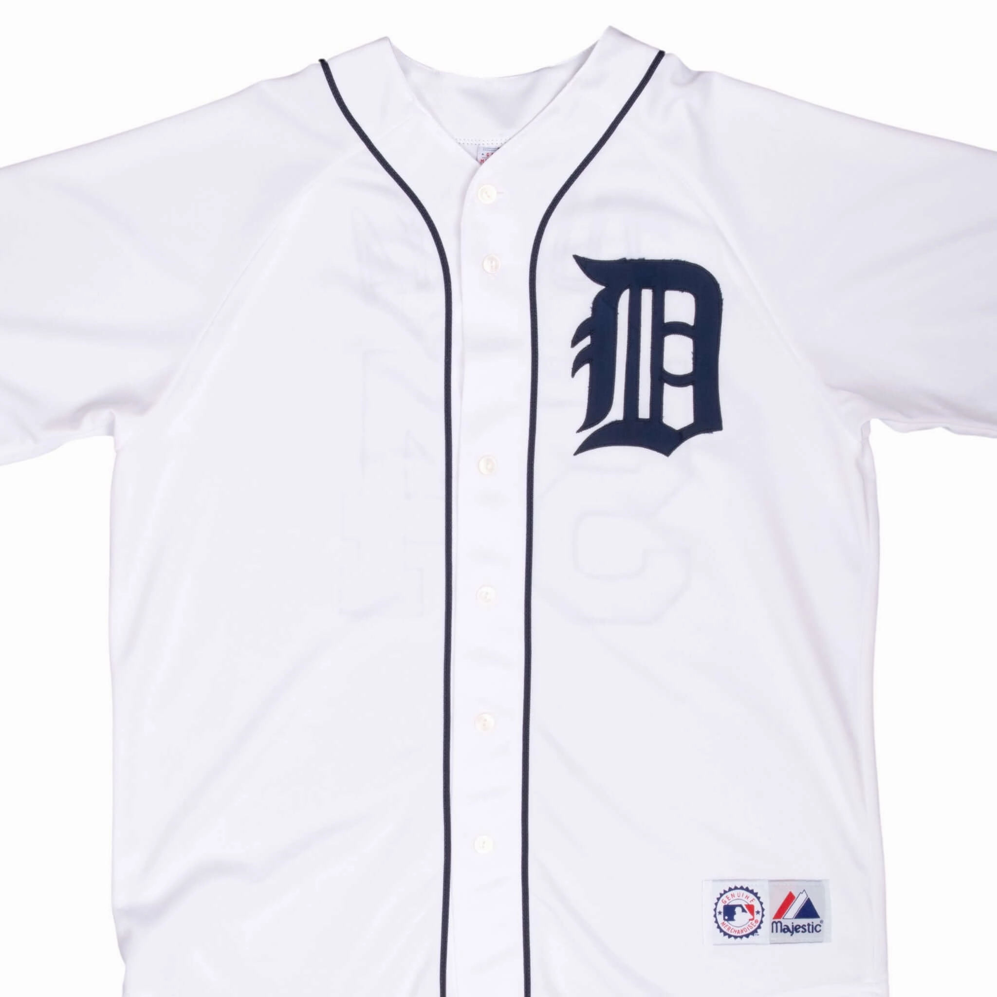 VINTAGE MLB DETROIT TIGERS ZUMAYA #54 MAJESTIC JERSEY 2000S LARGE MADE IN USA