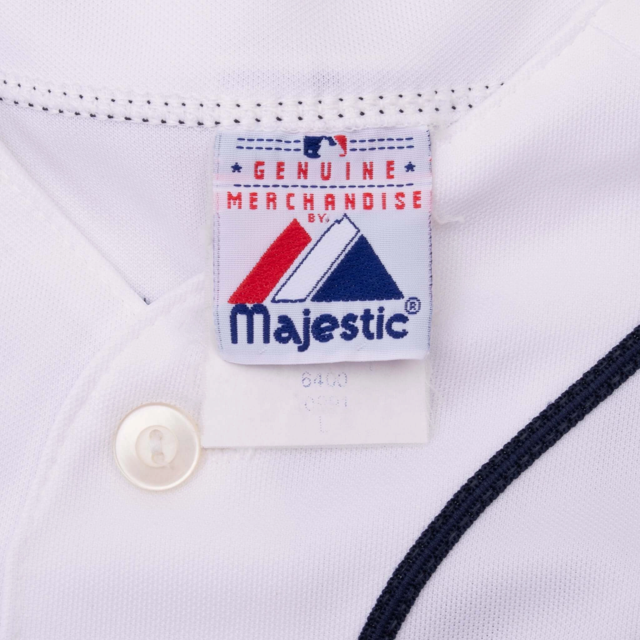 VINTAGE MLB DETROIT TIGERS ZUMAYA #54 MAJESTIC JERSEY 2000S LARGE MADE IN USA