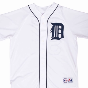 VINTAGE MLB DETROIT TIGERS ZUMAYA #54 MAJESTIC JERSEY 2000S LARGE MADE IN USA
