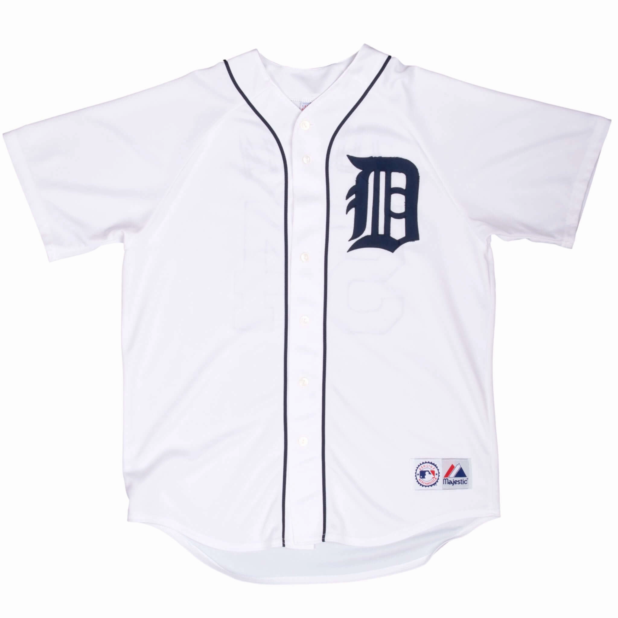 VINTAGE MLB DETROIT TIGERS ZUMAYA #54 MAJESTIC JERSEY 2000S LARGE MADE IN USA