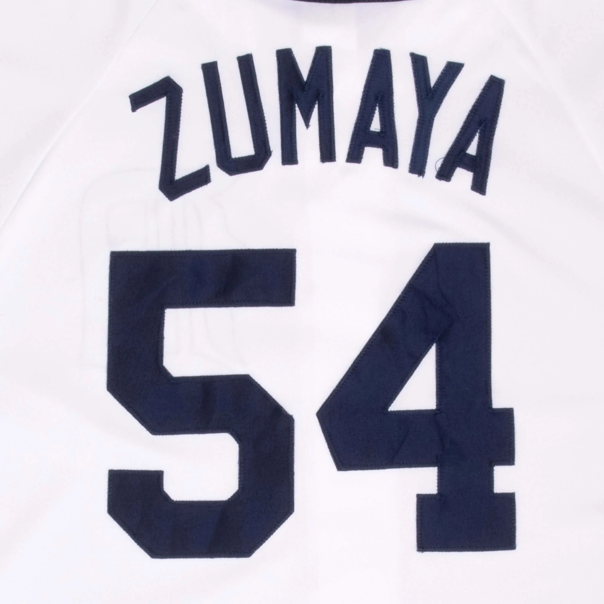 VINTAGE MLB DETROIT TIGERS ZUMAYA #54 MAJESTIC JERSEY 2000S LARGE MADE IN USA