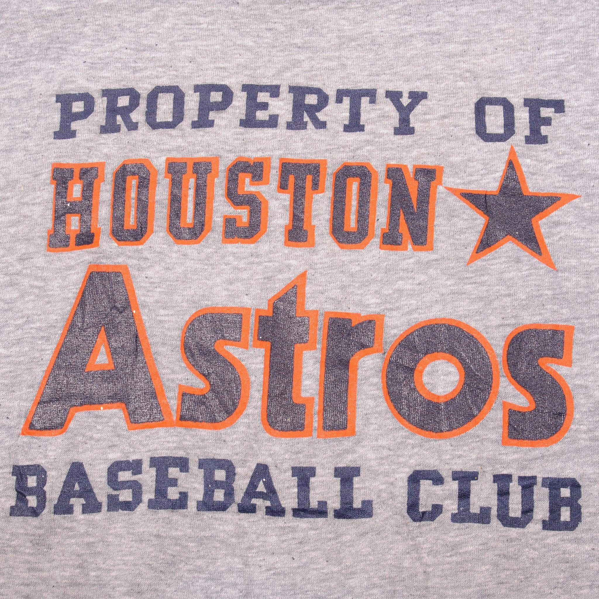 VINTAGE MLB HOUSTON ASTROS TEE SHIRT 1970s SIZE MEDIUM MADE IN USA