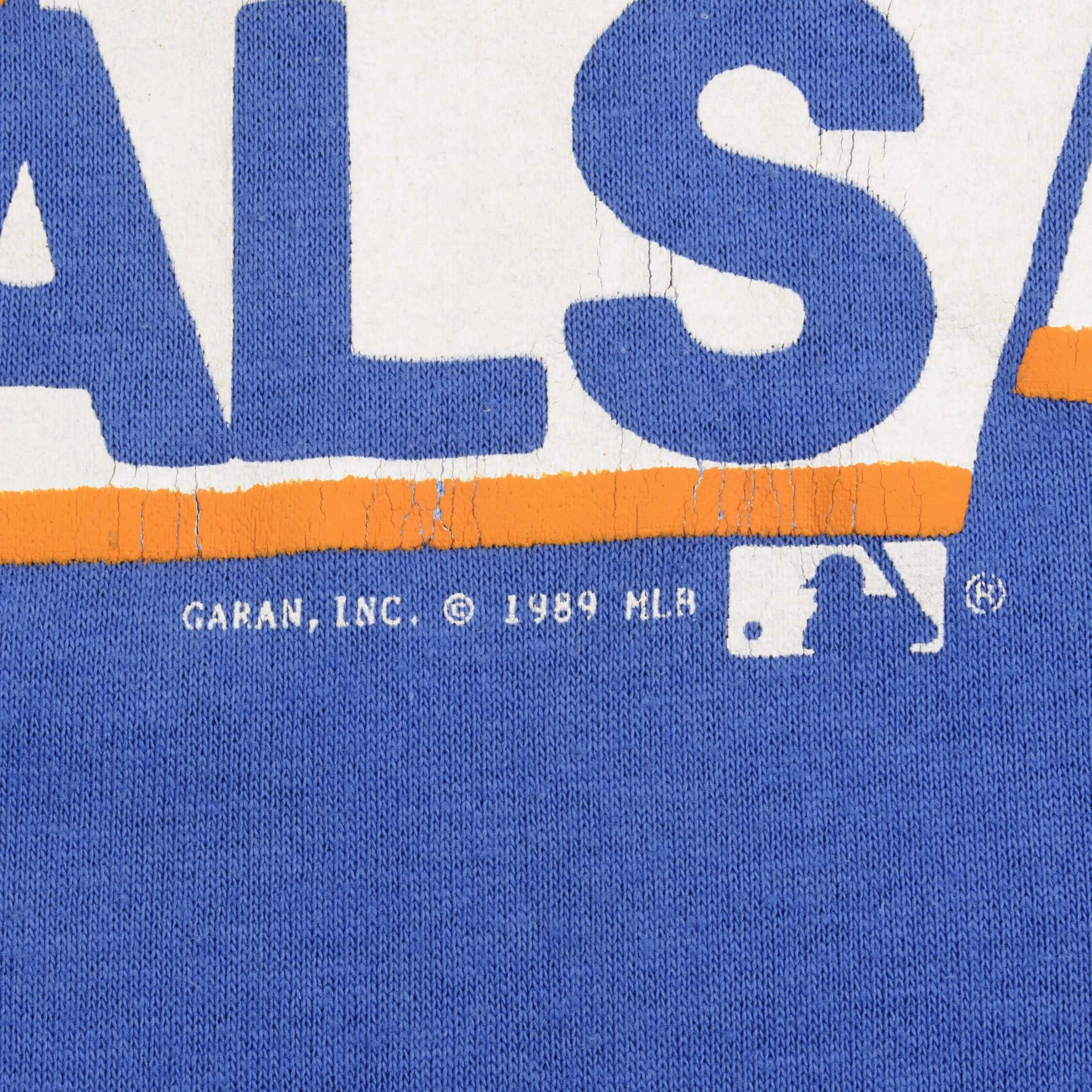 VINTAGE MLB KANSAS CITY ROYALS 1989 TEE SHIRT SIZE MEDIUM MADE IN USA