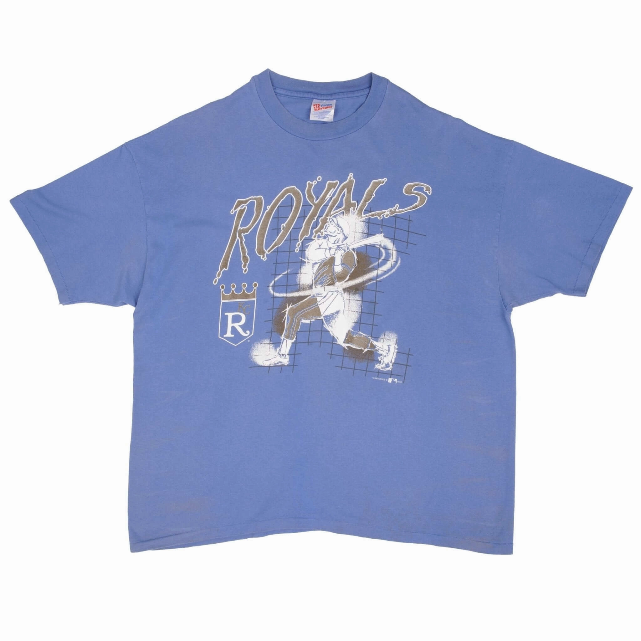 VINTAGE MLB KANSAS CITY ROYALS 1993 TEE SHIRT SIZE 2XL