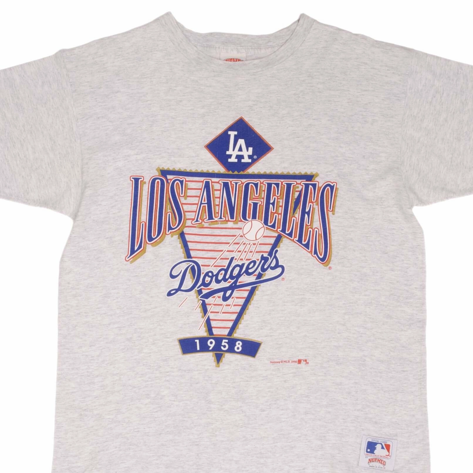 VINTAGE MLB LOS ANGELES DODGERS 1992 TEE SHIRT LARGE MADE IN USA