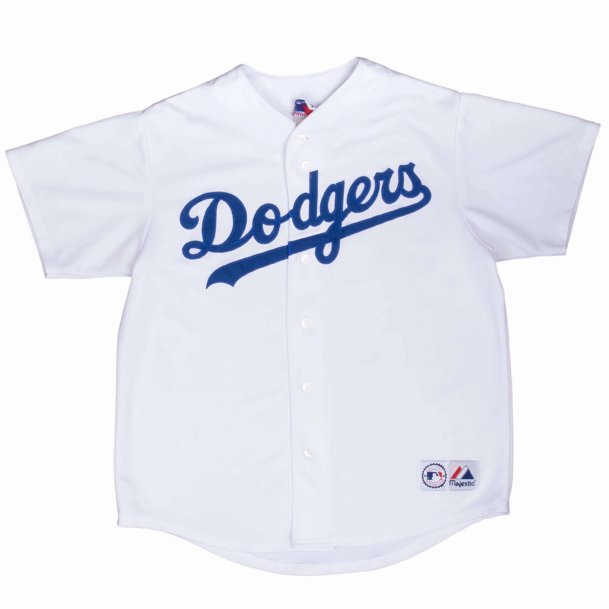 VINTAGE MLB LOS ANGELES DODGERS MAJESTIC JERSEY 2000S XL