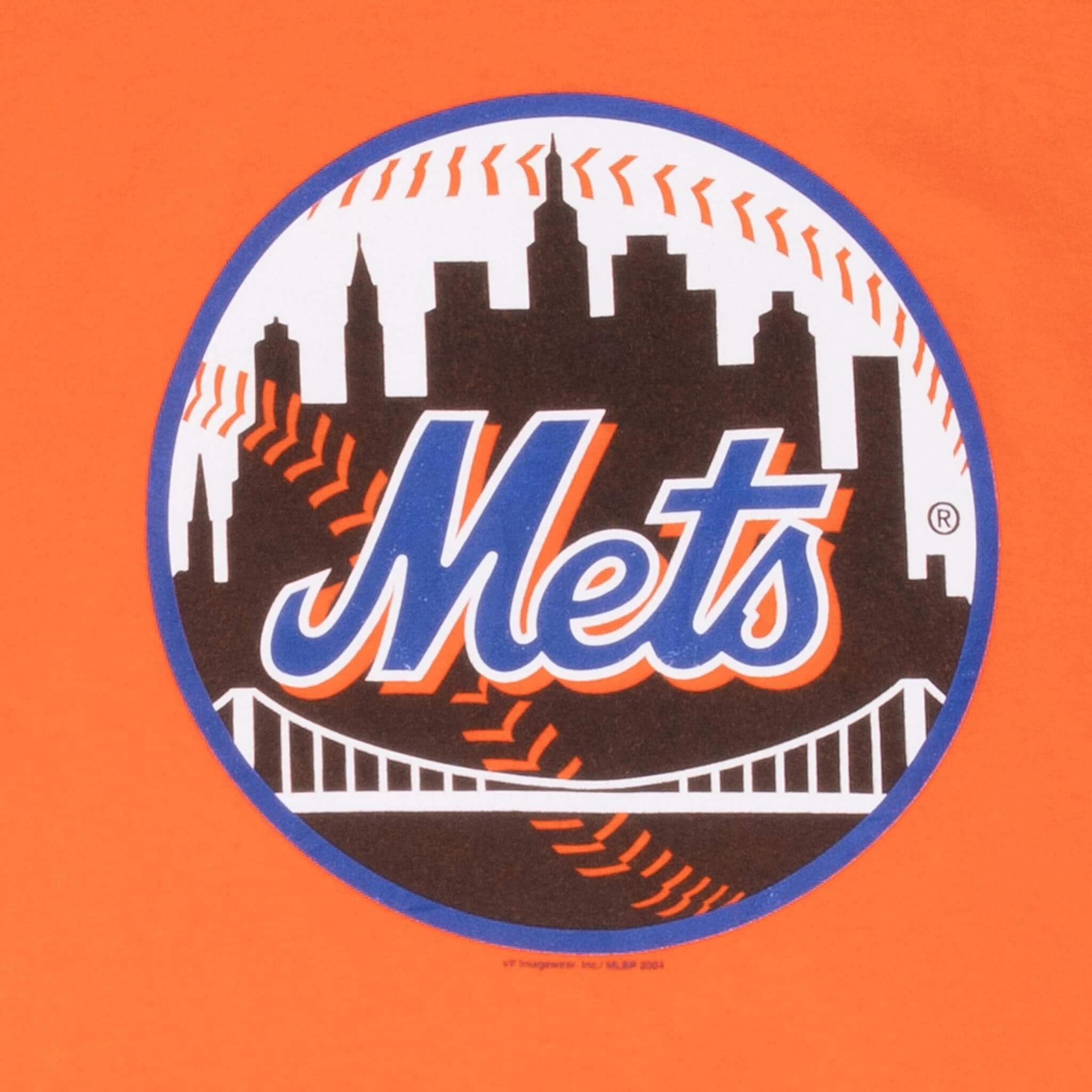 VINTAGE MLB NEW YORK METS 2004 RINGER TEE SHIRT XL