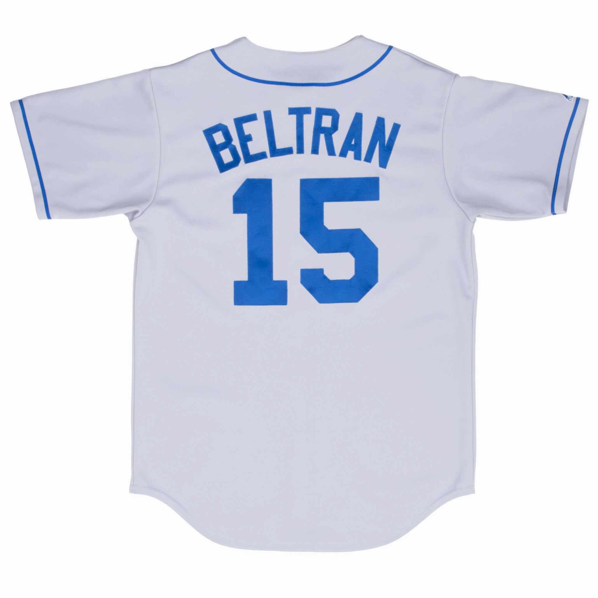 VINTAGE MLB NEW YORK METS BELTRAN #15 MAJESTIC JERSEY 2000S MEDIUM MADE USA
