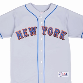 VINTAGE MLB NEW YORK METS BELTRAN #15 MAJESTIC JERSEY 2000S MEDIUM MADE USA