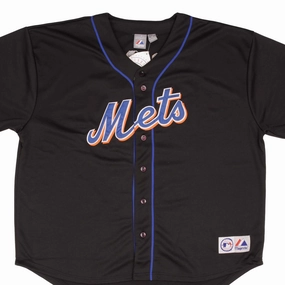 VINTAGE MLB NEW YORK METS DAVID WRIGHT #5 DEADSTOCK MAJESTIC JERSEY SIZE 4XL