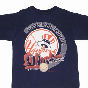 VINTAGE MLB NEW YORK NY YANKEES TEE SHIRT 1993 SIZE LARGE