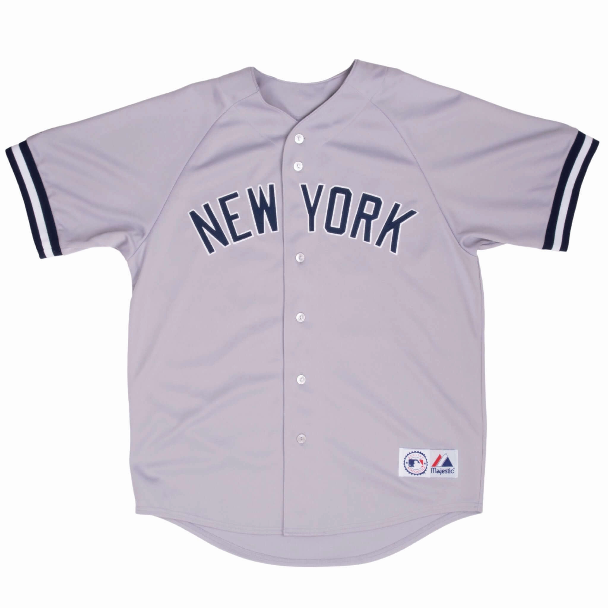 VINTAGE MLB NEW YORK YANKEES DAMON #18 MAJESTIC JERSEY 2000S LARGE