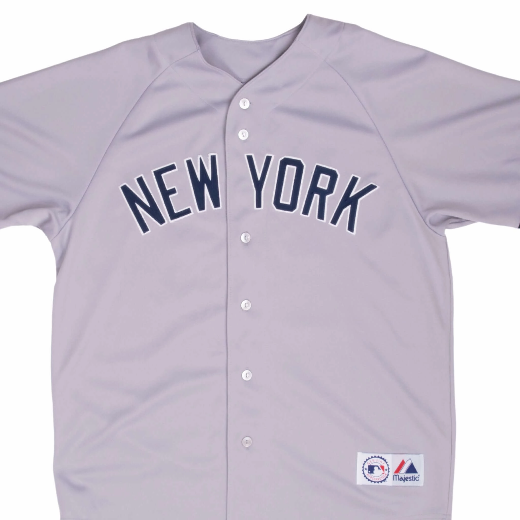 VINTAGE MLB NEW YORK YANKEES DAMON #18 MAJESTIC JERSEY 2000S LARGE