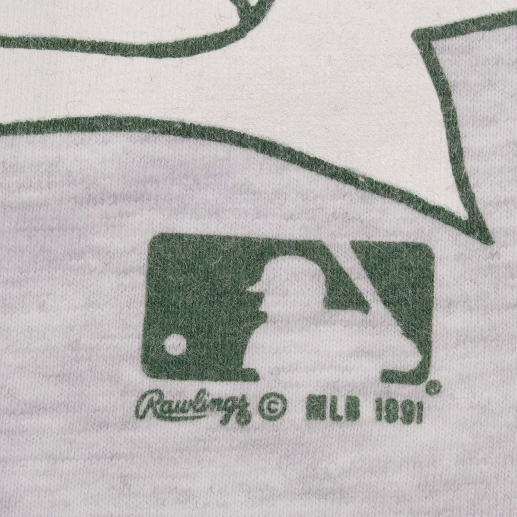 VINTAGE MLB OAKLAND ATHLETICS 1991 TEE SHIRT SIZE LARGE MADE IN USA