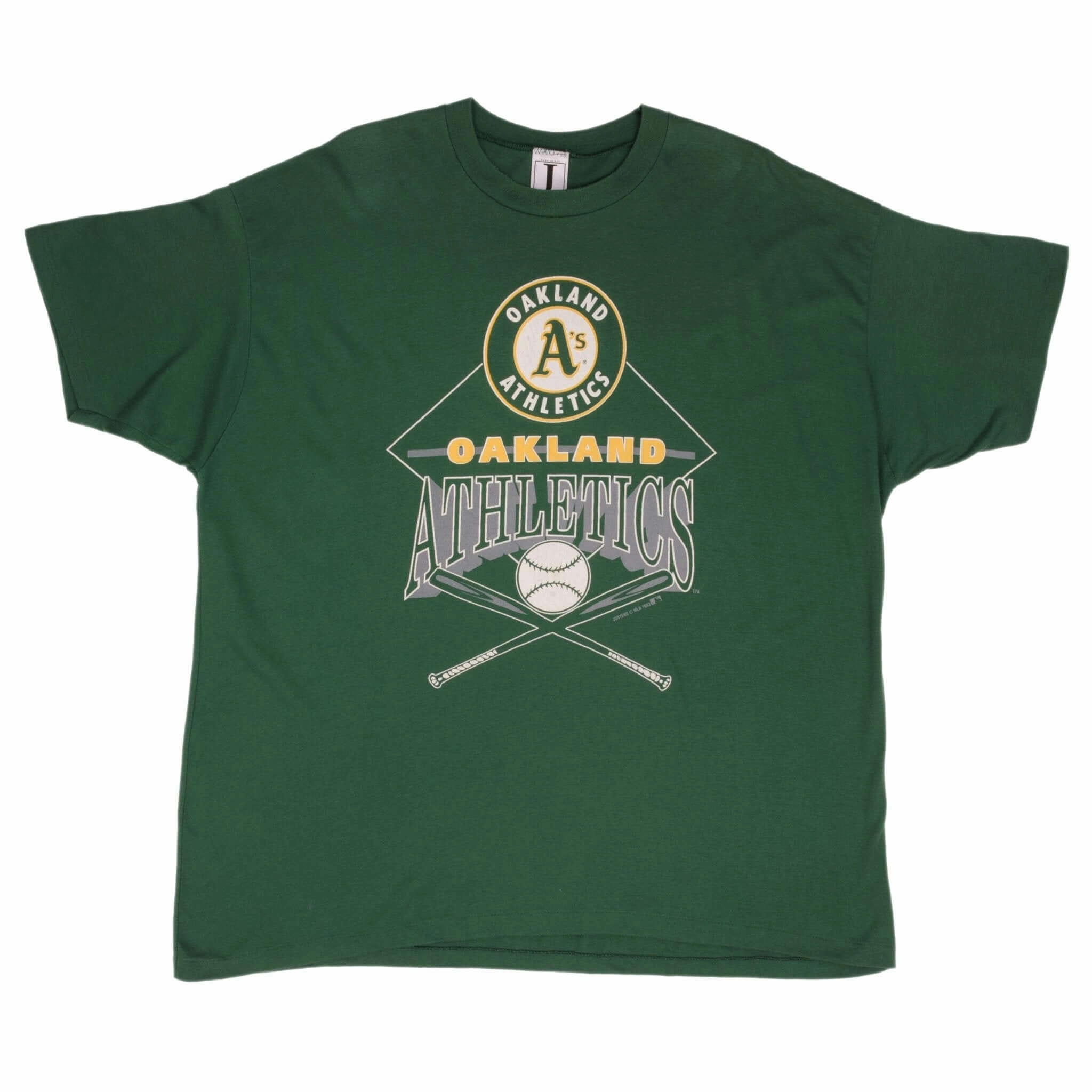 VINTAGE MLB OAKLAND ATHLETICS 1993 TEE SHIRT SIZE 3XL MADE IN USA