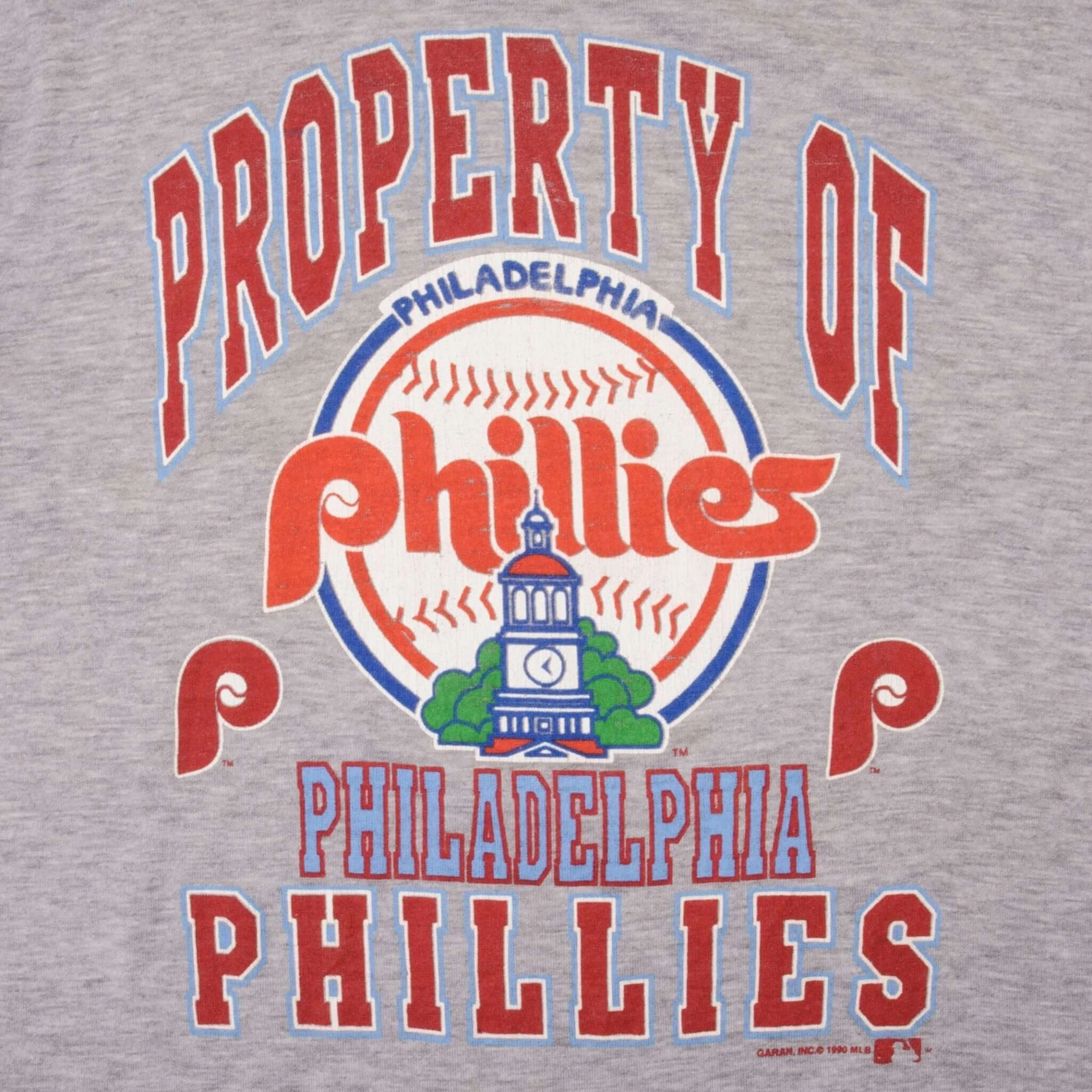 VINTAGE MLB PHILADELPHIA PHILLIES TEE SHIRT 1990 SIZE XL MADE IN USA