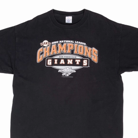 VINTAGE MLB SAN FRANCISCO GIANTS WORLD SERIES 2002 TEE SHIRT XL